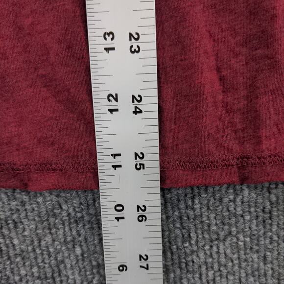 Panhandle Long Sleeve T Shirt Earn Your Spurs Rodeo Spirit Size M Red Western - Picture 4 of 10